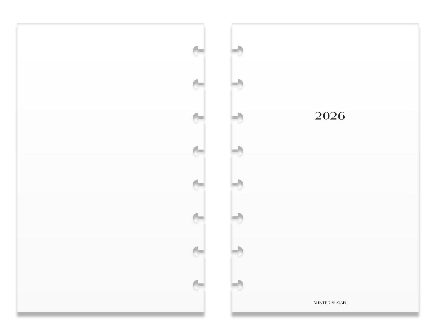 2026 Monthly Insert – Back to Back Layout – No. 2 Font image 4