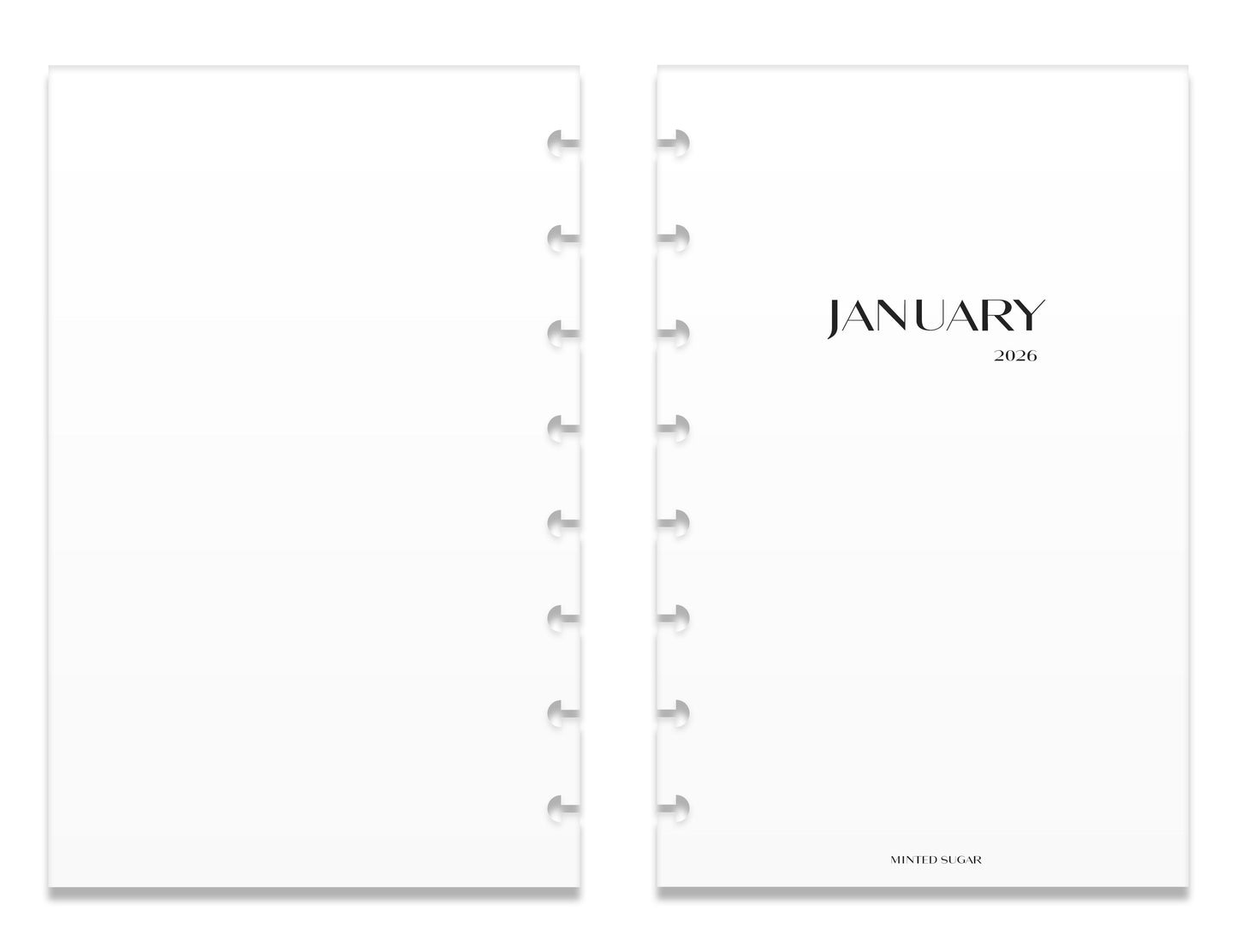 2026 Monthly Insert – Page Break Layout – No. 2 Font image 6