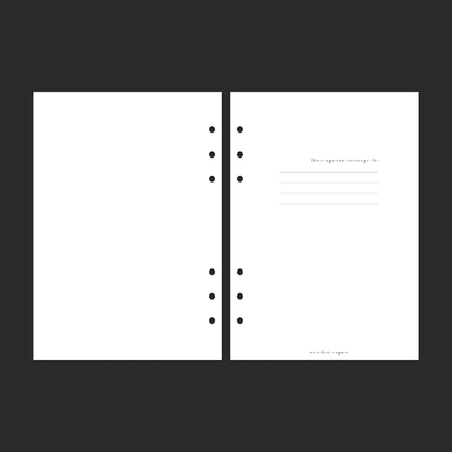 2027 Weekly Vertical, A5, Classic; pages 2–3.