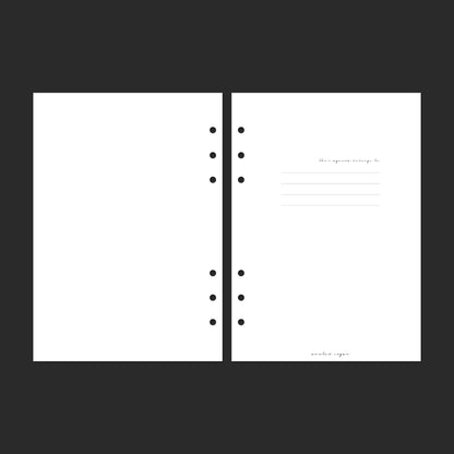 2027 Yearly Overview, A5, Classic; pages 2–3.