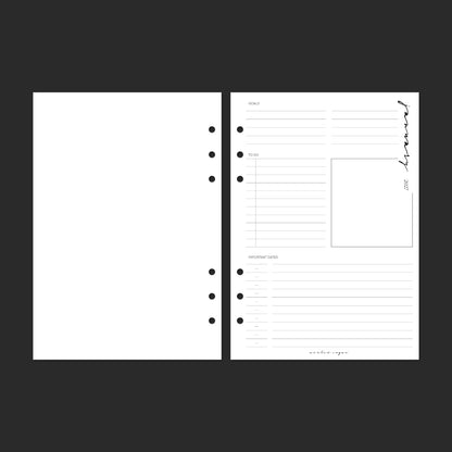 2027 Weekly Vertical, A5, Classic; pages 4–5.