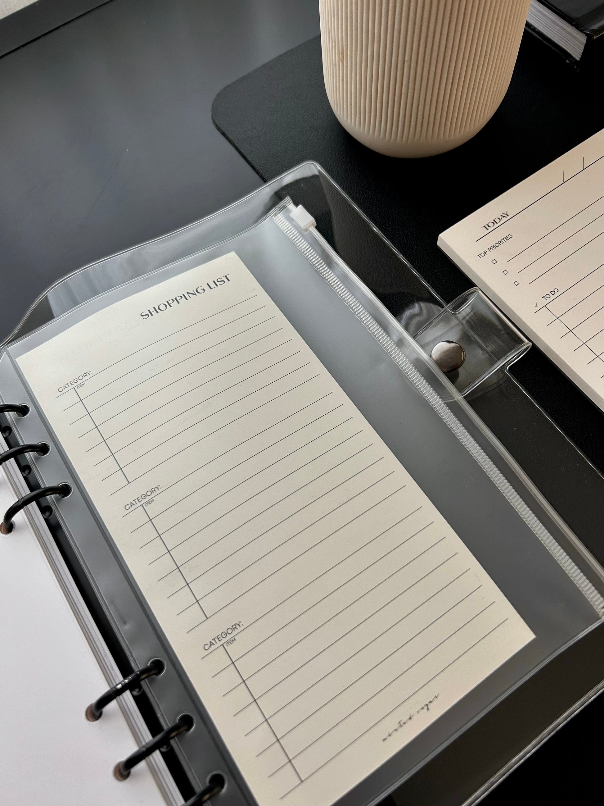 Frosted Zip Planner Pouch image 12