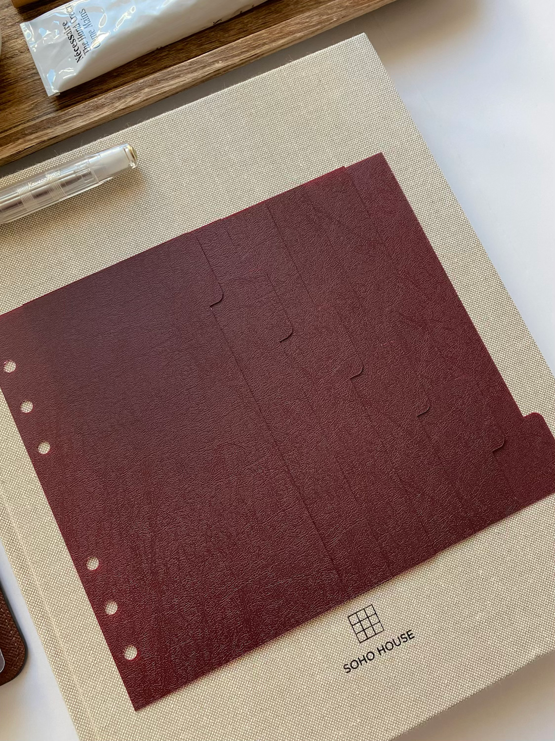 Burgundy Dividers | Side Tabs image 8