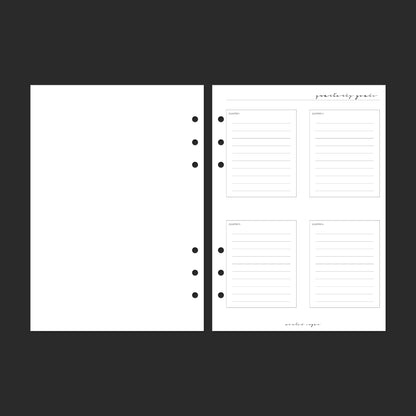 2027 Yearly Overview, A5, Classic; pages 12–13.