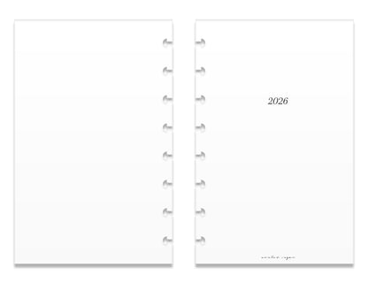 2026 Monthly Insert – One Month One-Page Layout – Classic Font image 2