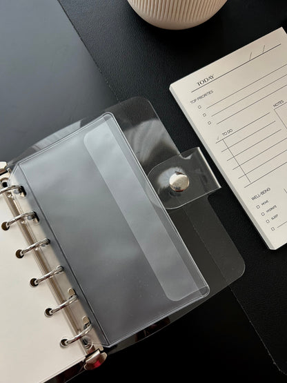 Frosted Side Flap Planner Pocket image 3