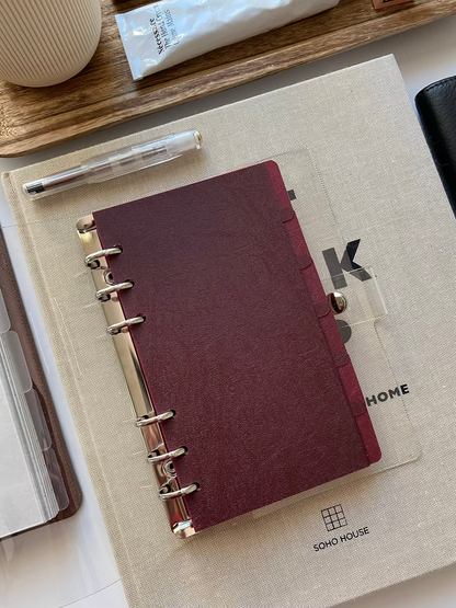 Burgundy Dividers | Side Tabs image 6