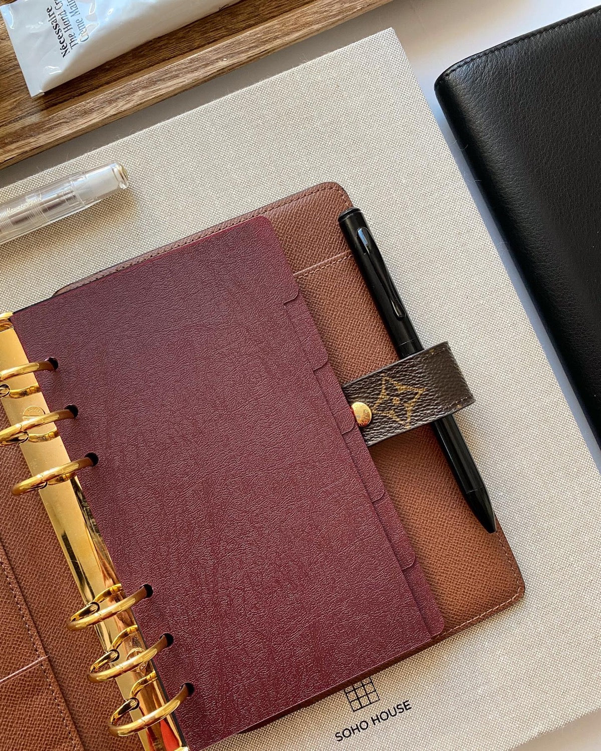 Burgundy Dividers | Side Tabs image 1