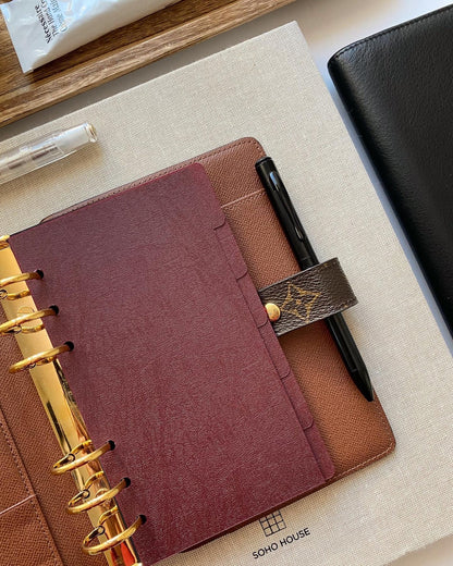 Burgundy Dividers | Side Tabs image 1