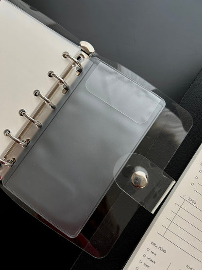 Frosted Top Flap Planner Pocket image 4