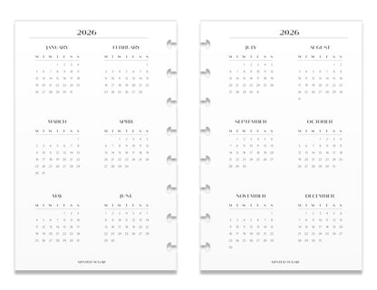 2026 Monthly Insert – Page Break Layout – No. 2 Font image 3