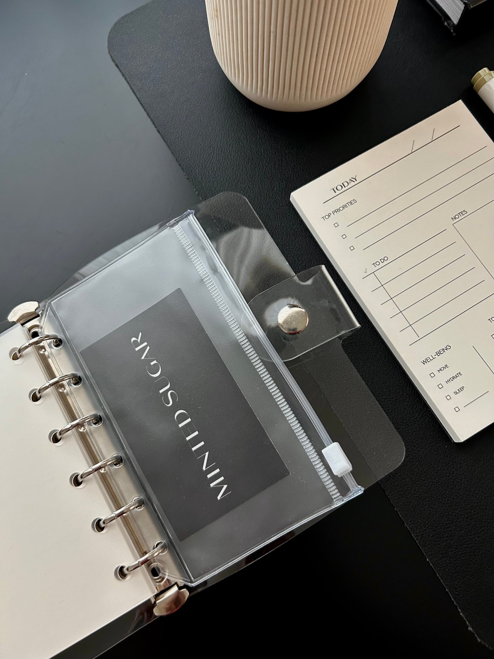 Frosted Zip Planner Pouch image 1