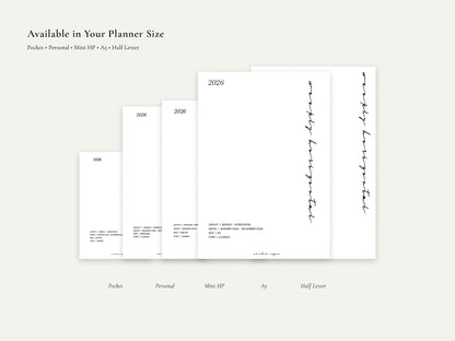Digital Weekly Inserts | Printable Planner PDF