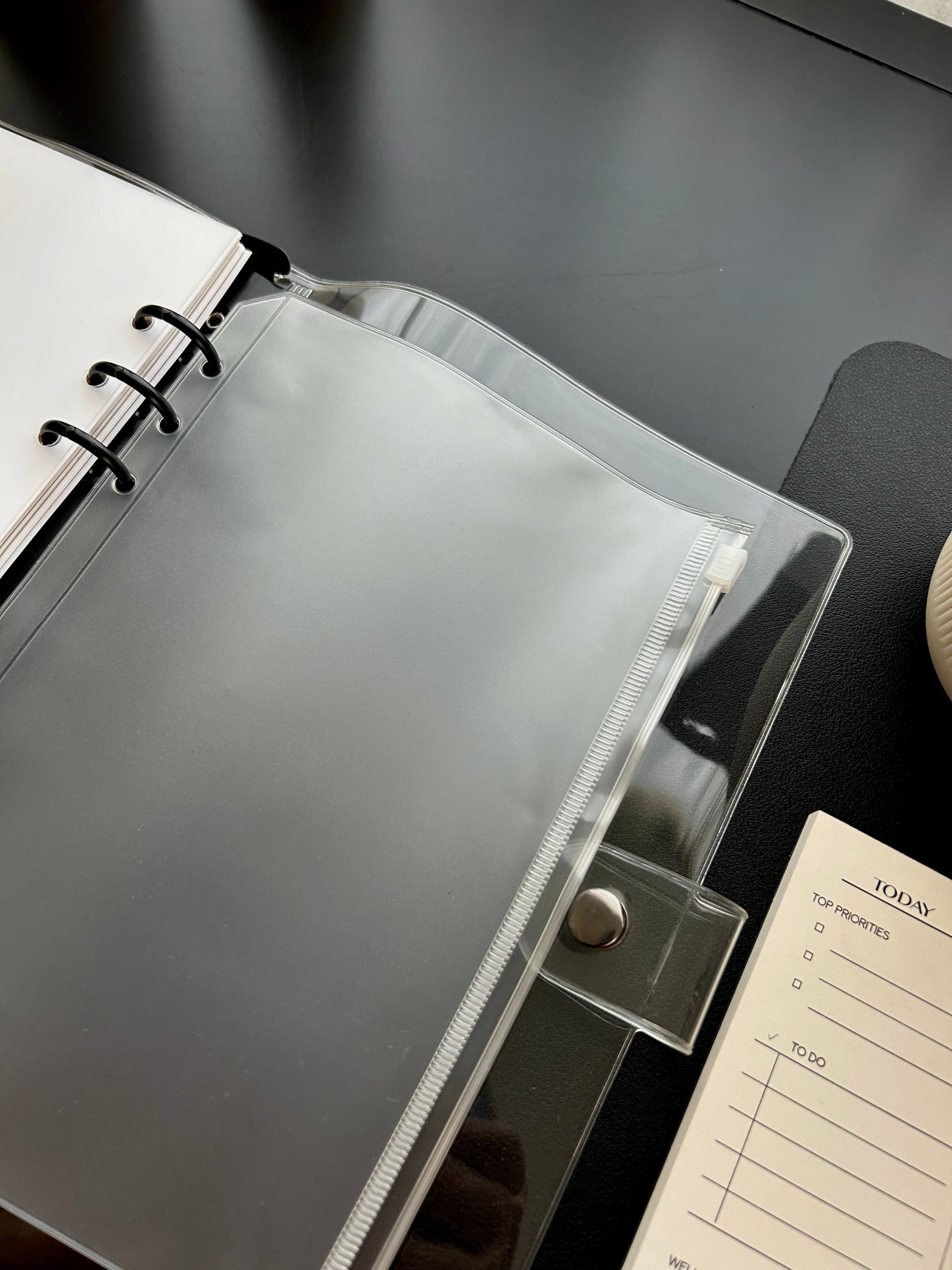 Frosted Zip Planner Pouch image 11