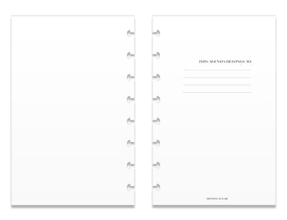 2026 Weekly Insert – Vertical Layout – No. 2 Font image 3