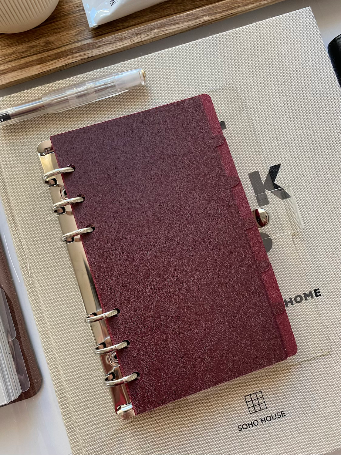 Burgundy Dividers | Side Tabs image 7