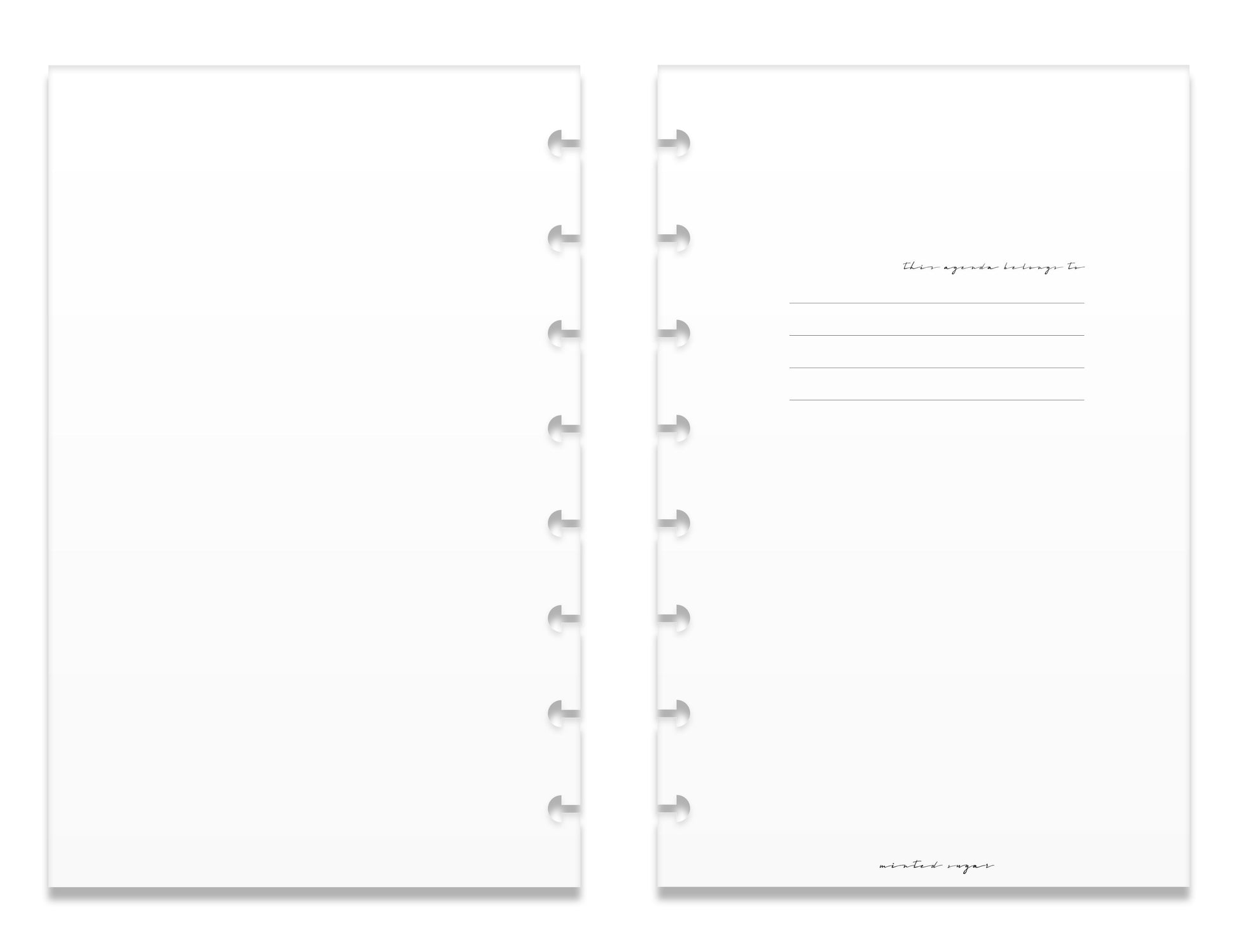 2026 Monthly Insert – One Month One-Page Layout – Classic Font image 1