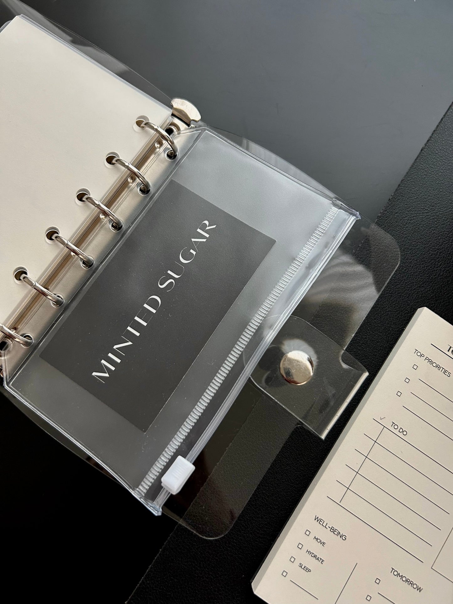 Frosted Zip Planner Pouch image 3