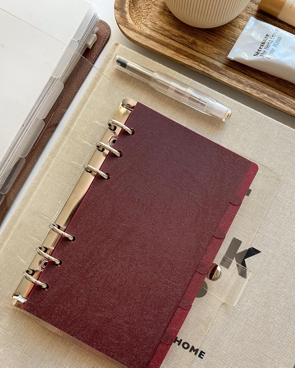 Burgundy Dividers | Side Tabs image 4