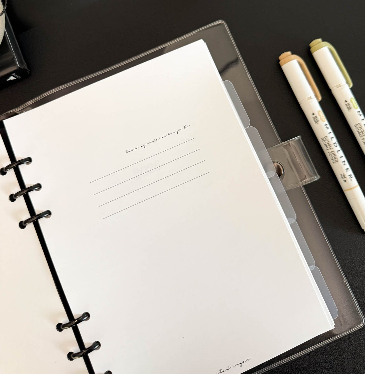 2026 Monthly Insert – Back to Back Layout – Classic Font