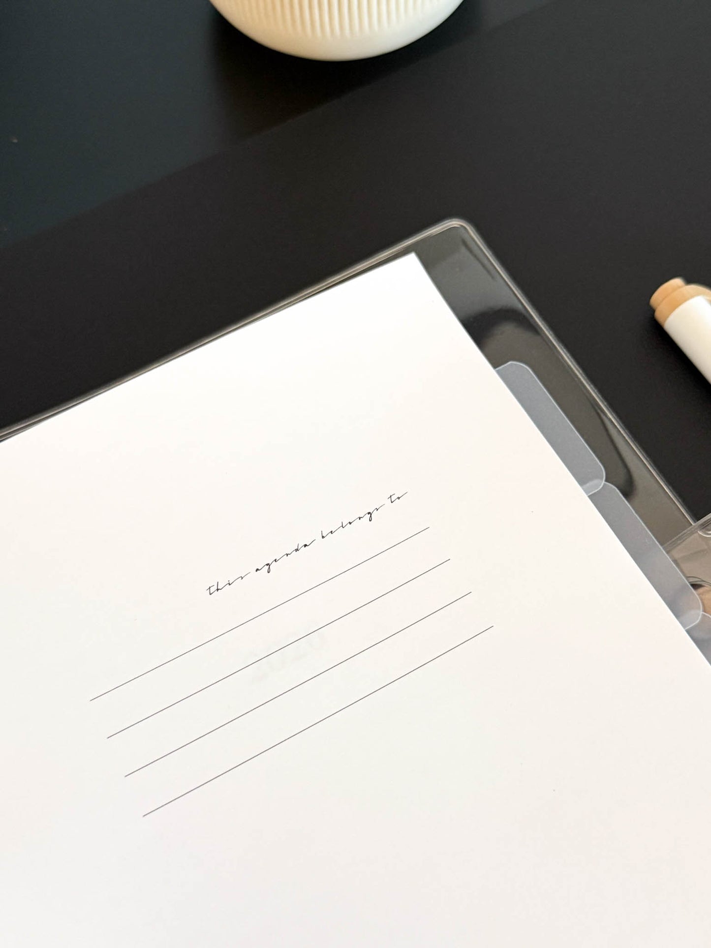 2026 Monthly Insert – One Month One-Page Layout – Classic Font