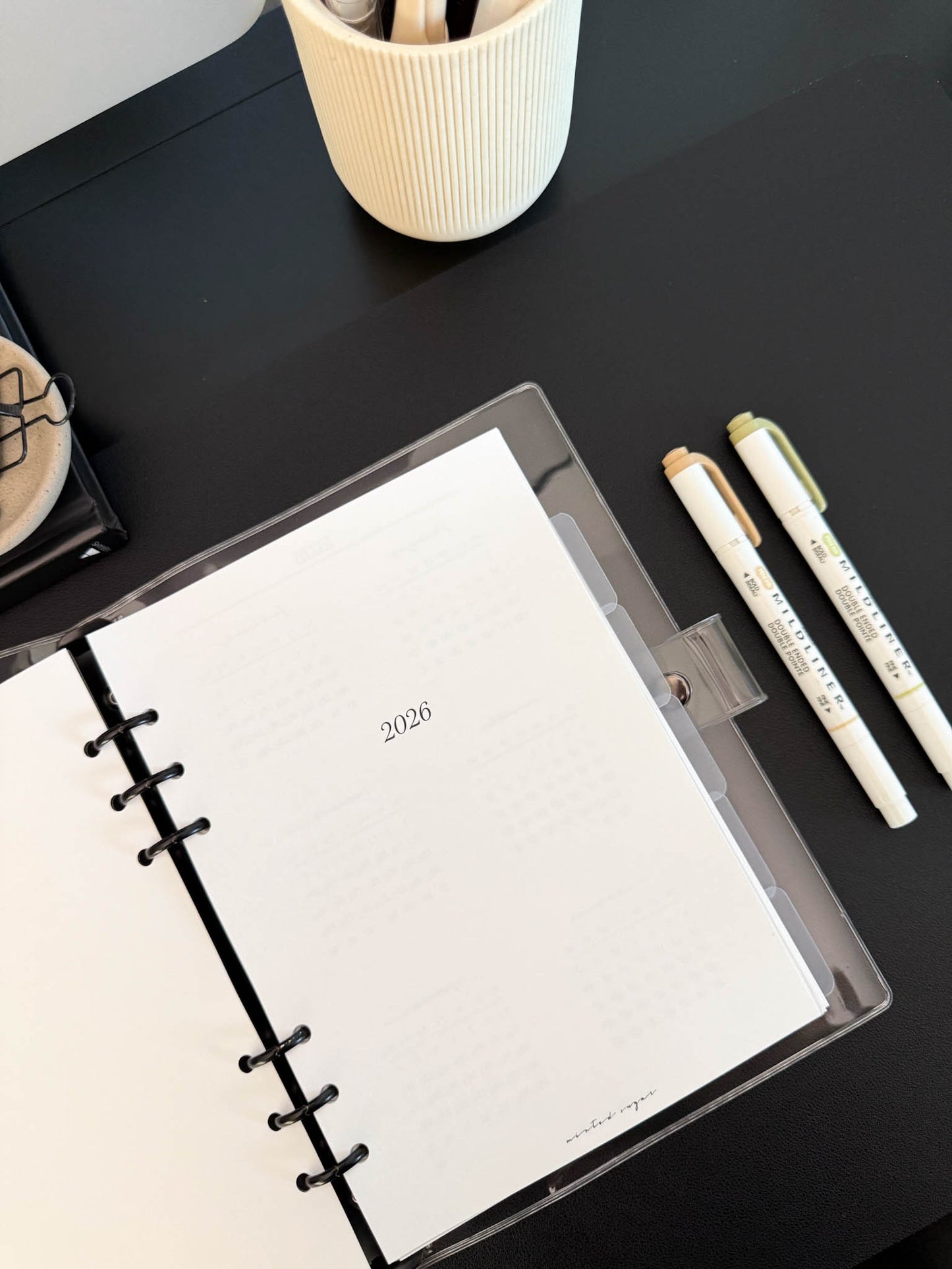 2026 Monthly Insert – One Month One-Page Layout – Classic Font