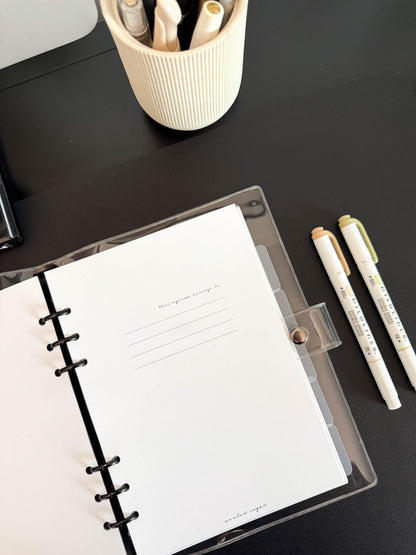 2026 Monthly Insert – Page Break Layout – Classic Font