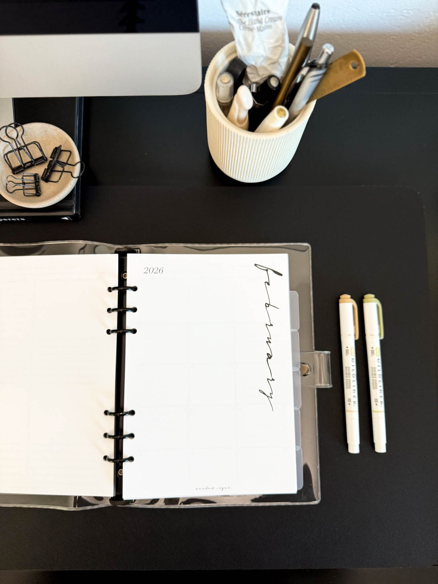 2026 Weekly Insert – Vertical Layout – Classic Font