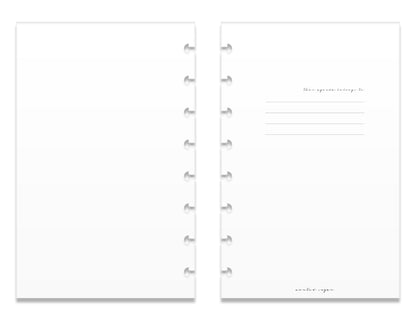 2026 Monthly Insert – Back to Back Layout – Classic Font image 1