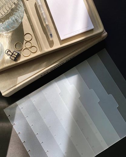 Frosted Dividers | Side Tabs image 2