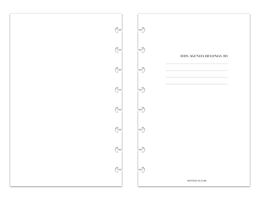 2025 Monthly Weekly Planner Inserts | Vertical | No.2 image 1