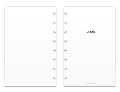 2026 Monthly Insert – One Month One-Page Layout – No. 2 Font image 2