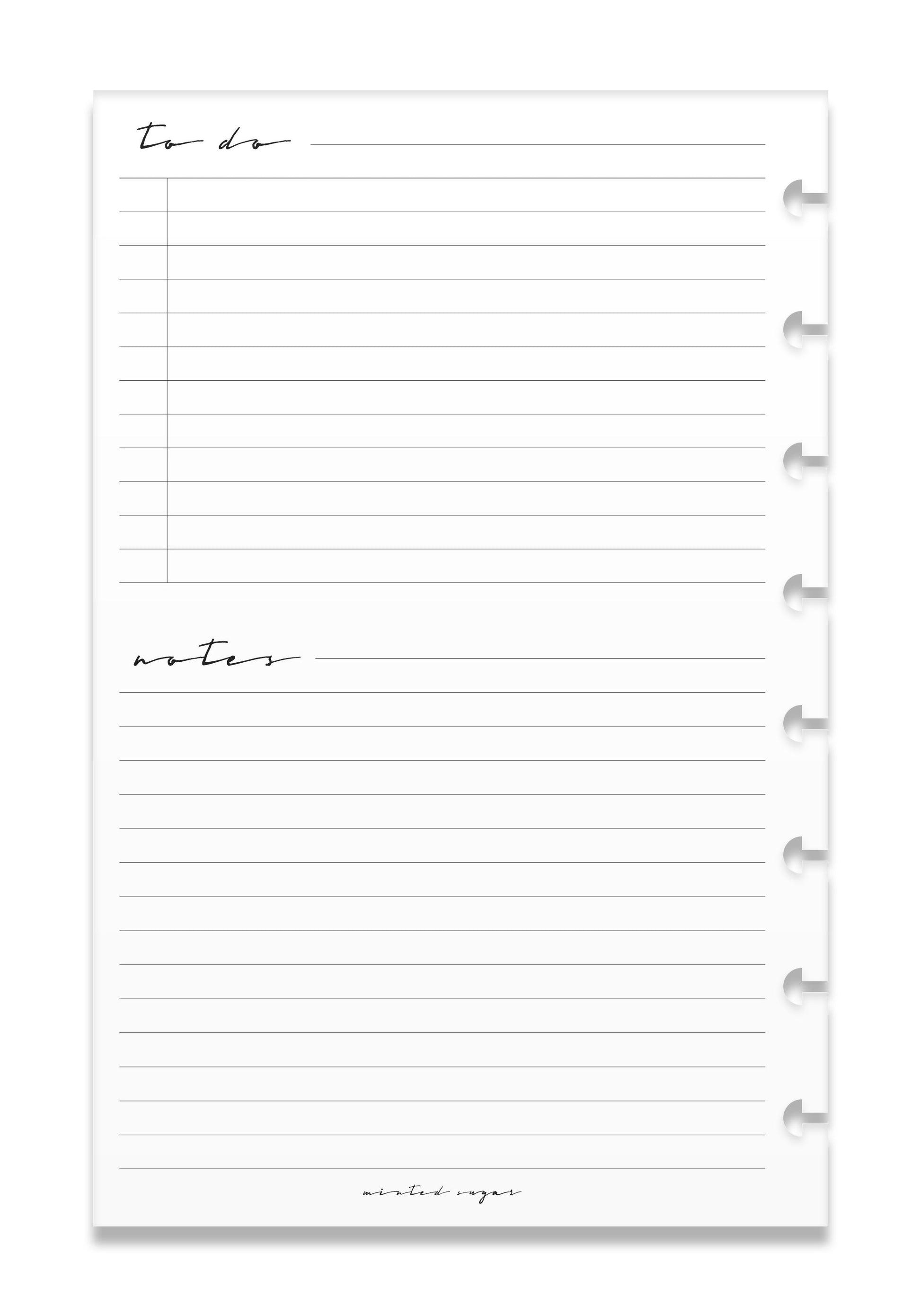 2026 Monthly Insert – Page Break Layout – Classic Font image 7