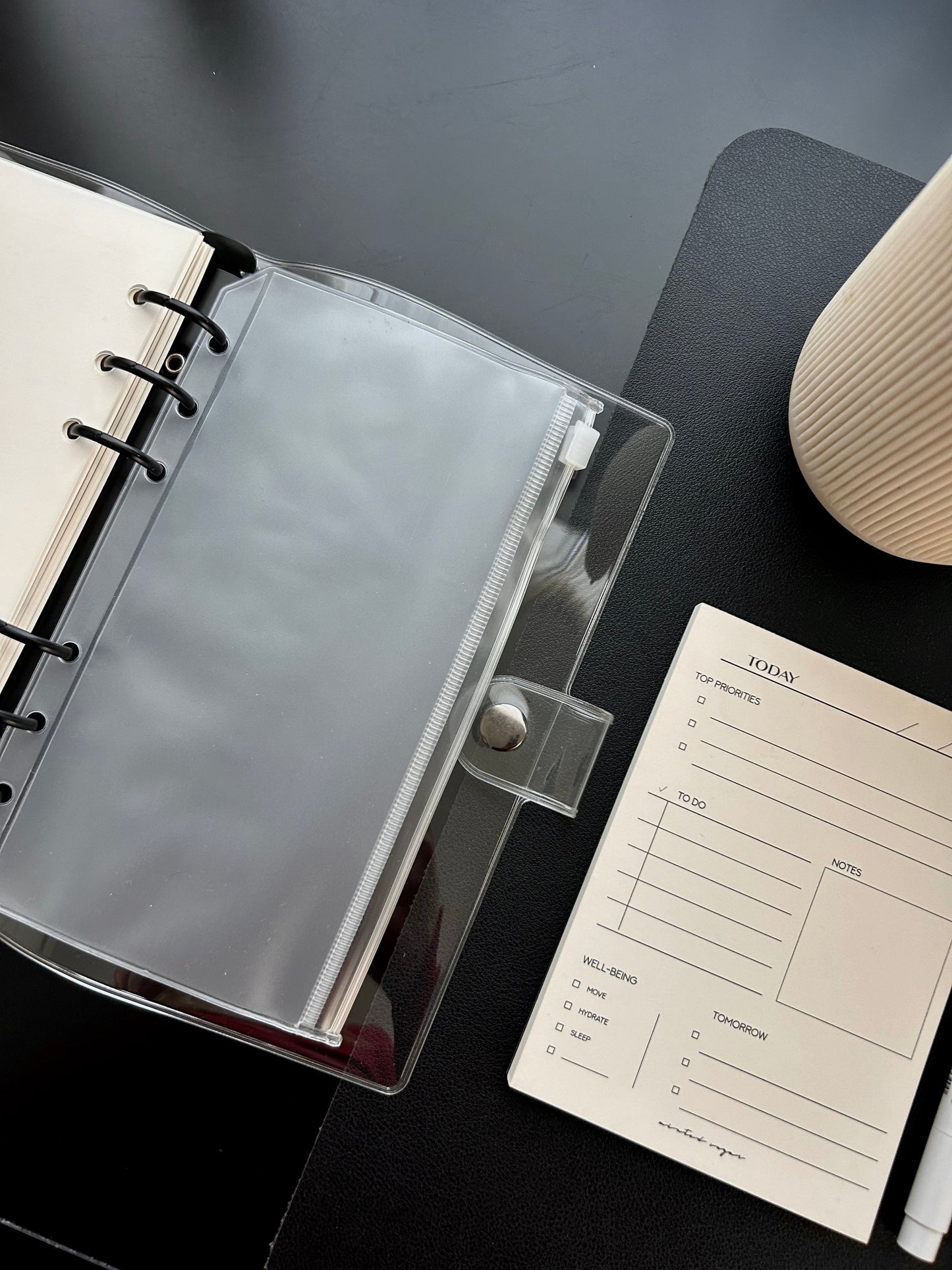 Frosted Zip Planner Pouch image 9