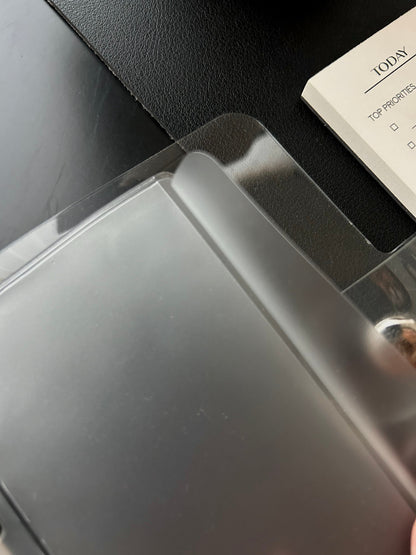 Frosted Side Flap Planner Pocket image 4