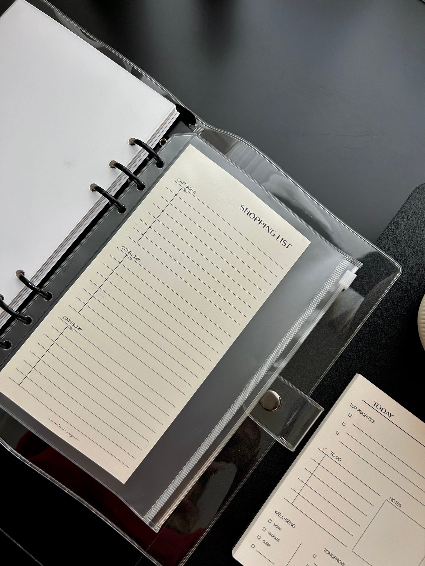 Frosted Zip Planner Pouch image 13