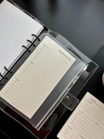 Frosted Zip Planner Pouch image 13