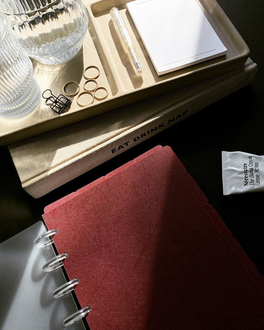 Burgundy Side Tab + Top Tab Divider Set|Bundle image 0