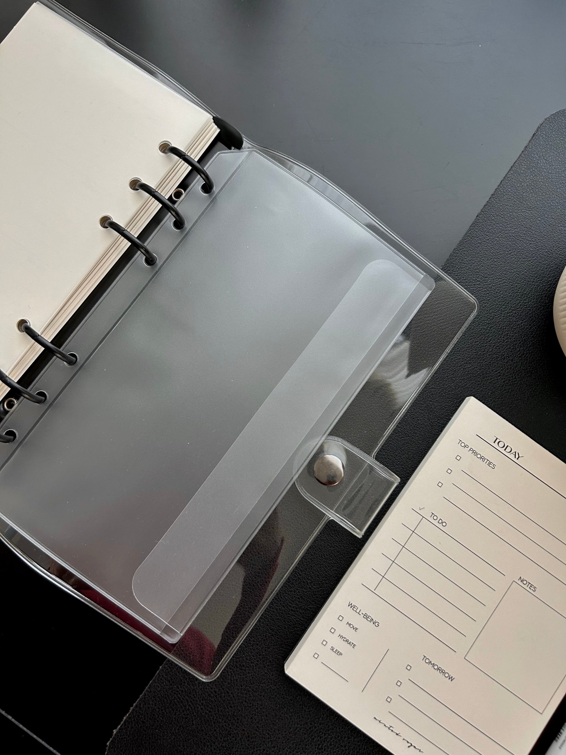 Frosted Side Flap Planner Pocket image 8