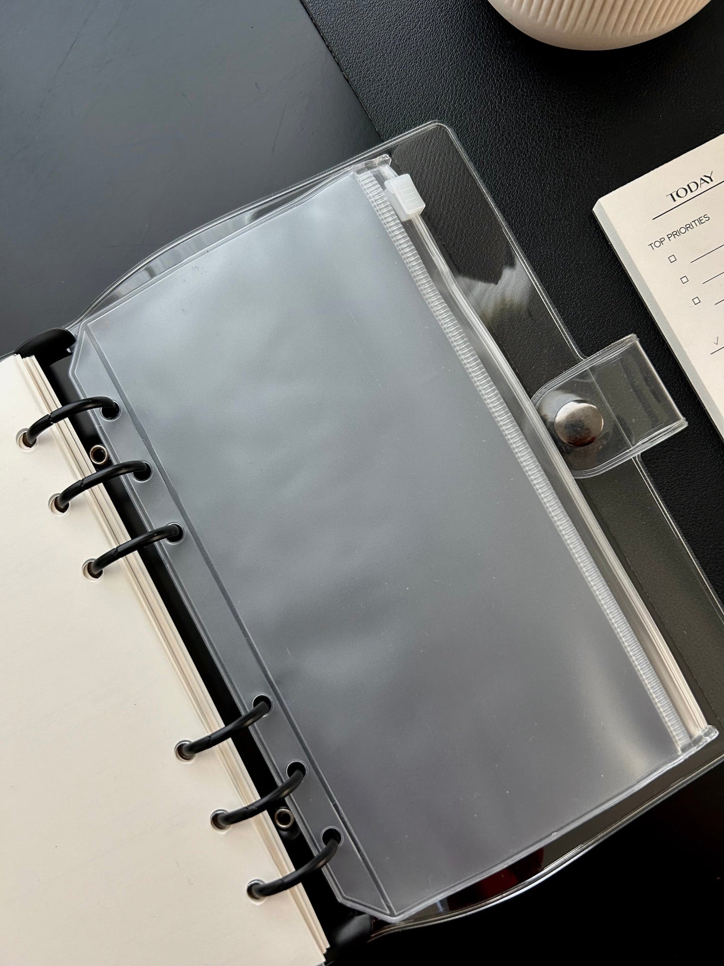 Frosted Zip Planner Pouch image 8