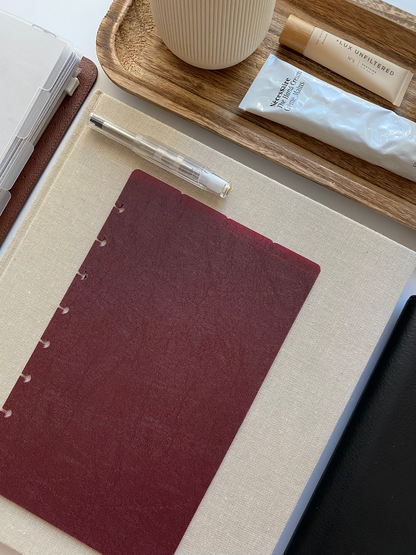 Burgundy Dividers | Top Tabs image 5
