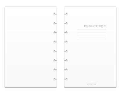 2026 Monthly Insert – Back to Back Layout – No. 2 Font image 1